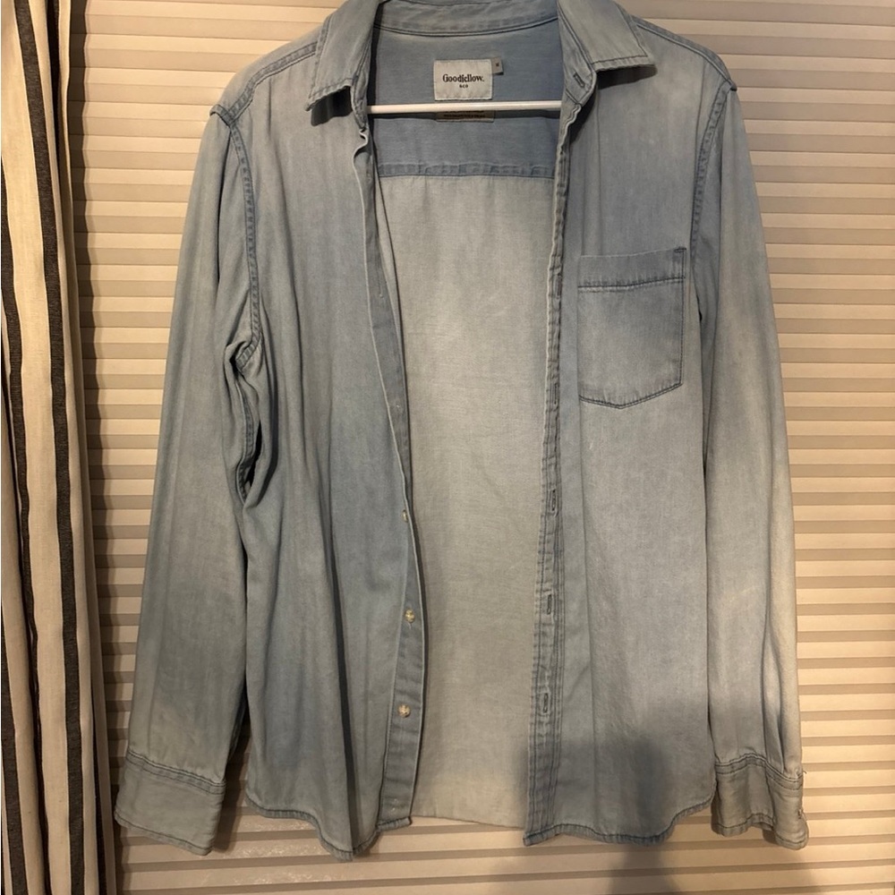 Goodfellow & Co Light Blue Casual Shirt